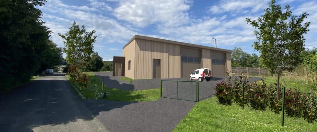Projet de nouvel atelier municipal à Miserey-Salines
